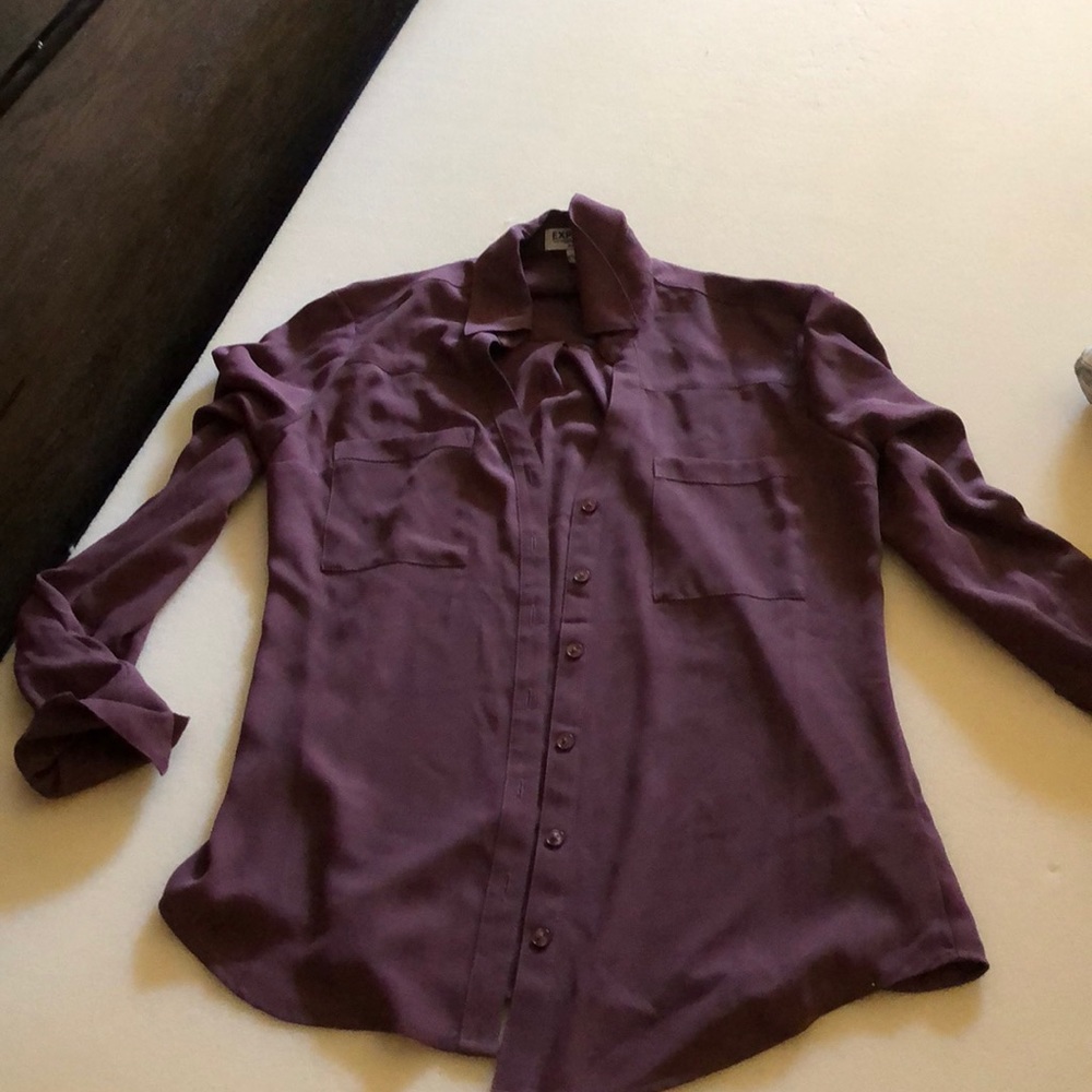 Express business casual slim fit shirt